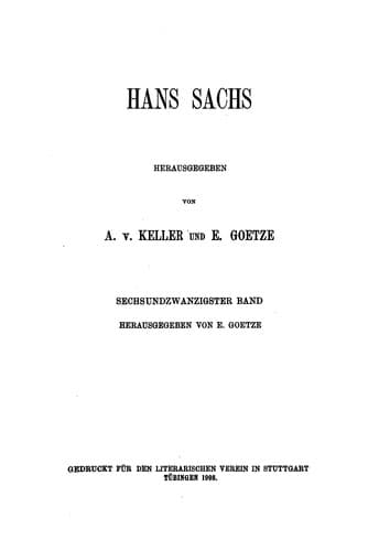 Tapa de Hans Sachs