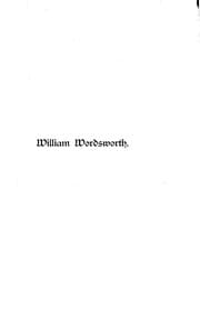 Tapa de William Wordsworth: Nach seiner gemeinverständlichen Seite dargestellt