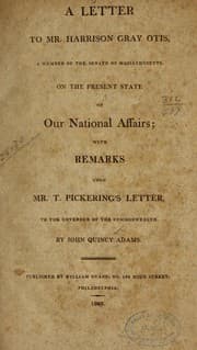 Tapa de A letter to Mr. Harrison Gray Otis