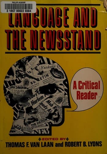 Tapa de Language and the newsstand