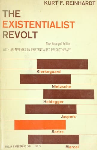 Tapa de The existentialist revolt