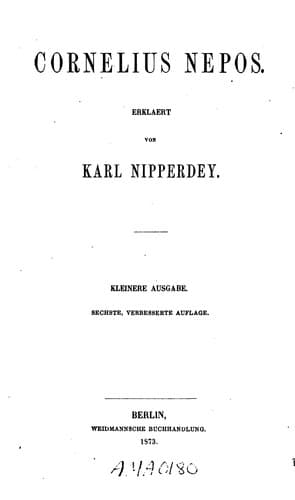 Tapa de Cornelius Nepos