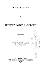 Tapa de ... The Native Races: Of the Pacific States ..