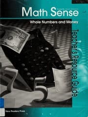 Tapa de Whole numbers and money (Math sense)