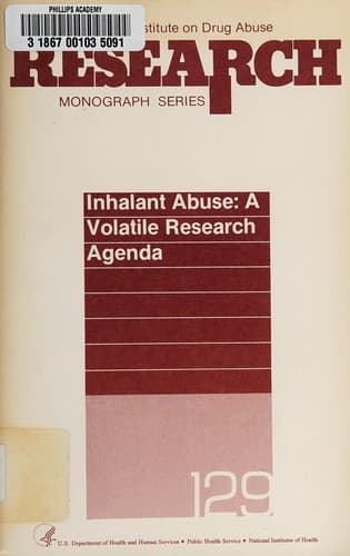 Tapa de Inhalant abuse