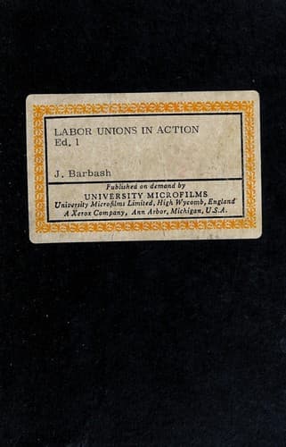Tapa de Labor unions in action