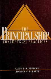 Tapa de The principalship