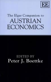 Tapa de The Elgar companion to Austrian economics