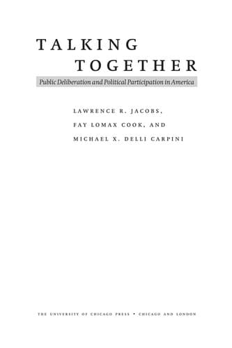 Tapa de Talking together