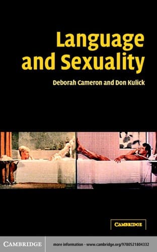 Tapa de Language and sexuality