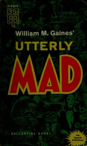 Tapa de William M. Gaines' Utterly Mad.