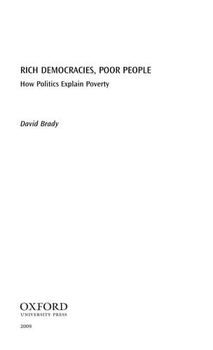 Tapa de Rich democracies, poor people
