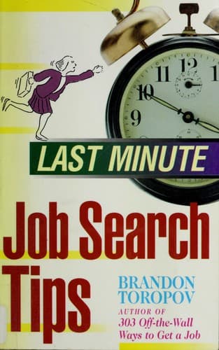 Tapa de Last minute job search tips