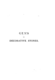 Tapa de The Natural History of Gems Or Decorative Stones