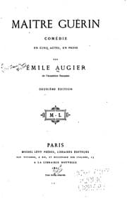Tapa de Maître Guérin: comédie en cinq actes, en prose