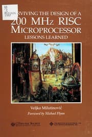 Tapa de Surviving the Design of a 200 Mhz Risc Microprocessor