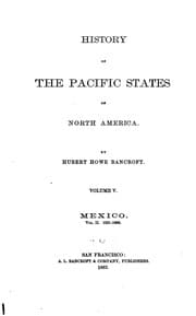 Tapa de History of the Pacific States of North America