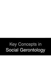 Tapa de Key concepts in social gerontology