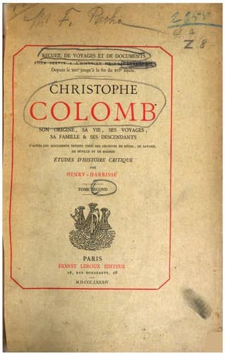 Tapa de Christophe Colomb