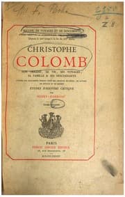 Tapa de Christophe Colomb