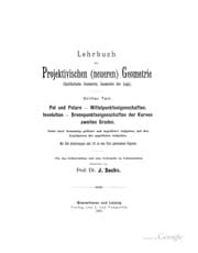 Tapa de Lehrbuch der projektivischen(neueren) Geometrie(synthetische Geometrie, Geometrie der Lage)