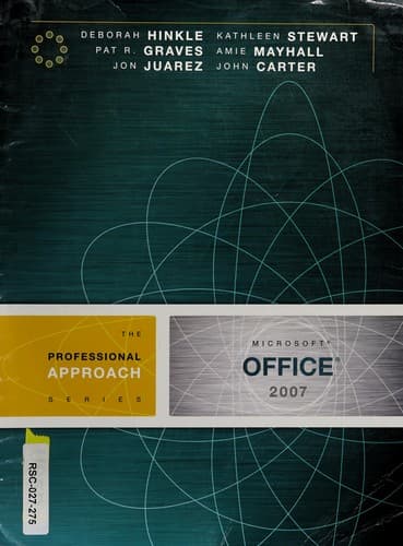 Tapa de Microsoft Office 2007