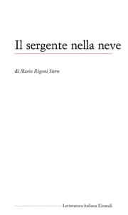 Tapa de Il sergente nella neve