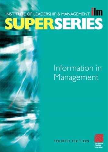 Tapa de Information in management