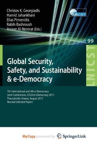 Tapa de Global Security, Safety, and Sustainability