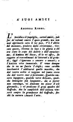 Tapa de La Gerusalemme liberata e l'Aminta