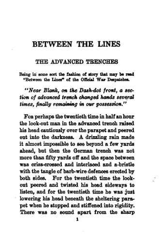 Tapa de Between the Lines