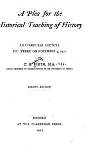 Tapa de A Plea for the Historical Teaching of History: An Inaugural Lecture Delivered on November 9, 1904