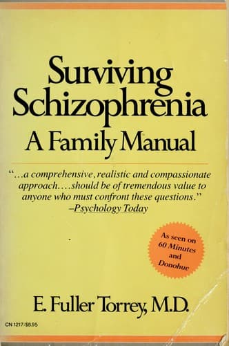 Tapa de Surviving schizophrenia
