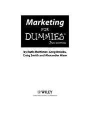 Tapa de Marketing for dummies