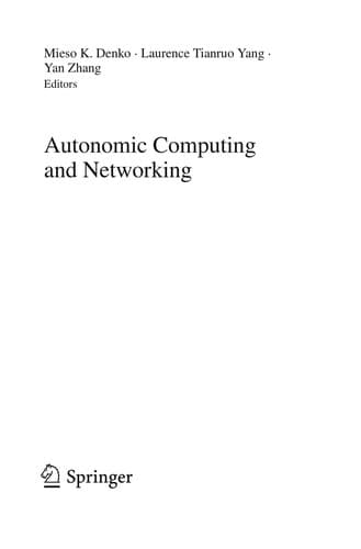 Tapa de Autonomic Computing and Networking