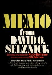 Tapa de Memo from David O Selznick