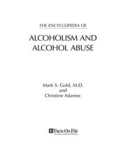 Tapa de The Encyclopedia of Alcoholism and Alcohol Abuse