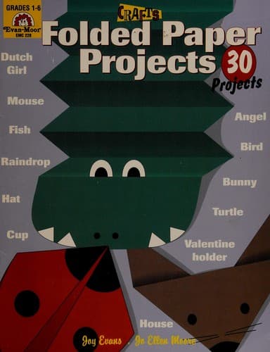 Tapa de Folded paper projects