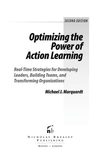Tapa de Optimizing the power of action learning