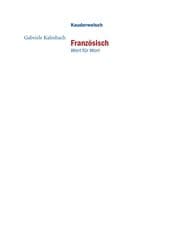 Tapa de Franzo sisch Wort fu r Wort