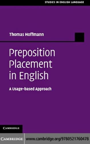 Tapa de Preposition Placement in English