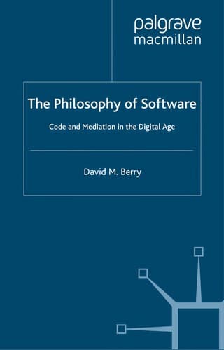 Tapa de The philosophy of software