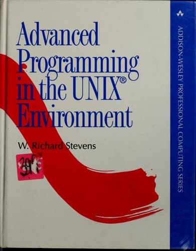 Tapa de Advanced programming in the UNIX environment