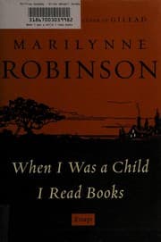 Tapa de When I was a child I read books