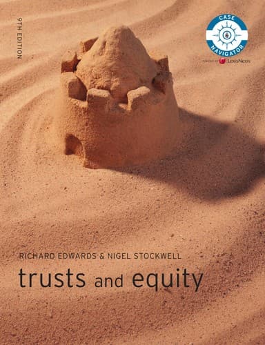 Tapa de Trusts and equity