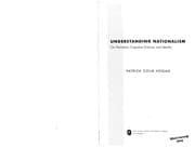 Tapa de Understanding nationalism