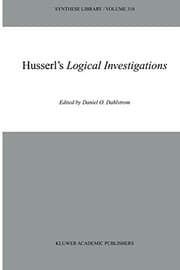 Tapa de Husserl's Logical Investigations