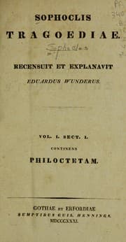 Tapa de Sophoclis Tragoediae