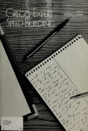Tapa de Student's Transcript of Gregg Expert Speed Building: Series 90 (Gregg Typing Series: No. 90)