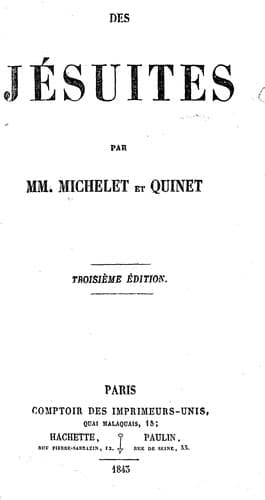 Tapa de Des jésuites